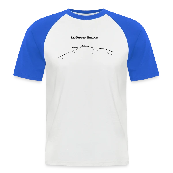 Le Grand Ballon sur T-shirt baseball manches courtes Homme