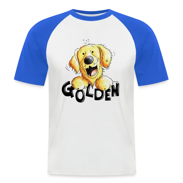 Golden Retriever Amusant - Mon Compagnon Fidèle sur T-shirt baseball manches courtes Homme