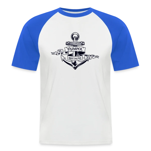 Paimpol PL 22 Bretagne | T-Shirt Marin Authentique sur T-shirt baseball manches courtes Homme