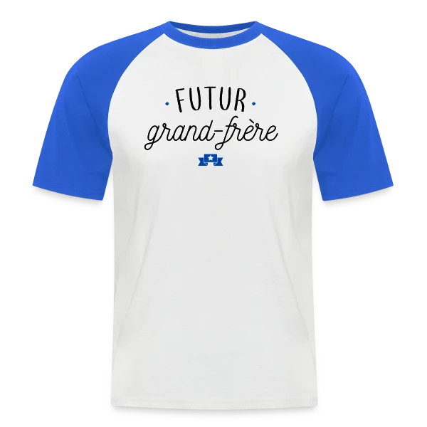 Futur Grand Frère sur T-shirt baseball manches courtes Homme