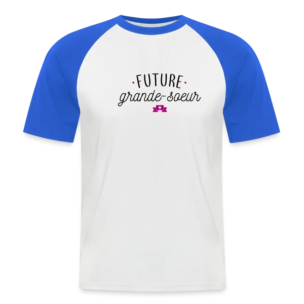 Future Grande Sœur : Annonce Originale & Cadeau Mignon sur T-shirt baseball manches courtes Homme