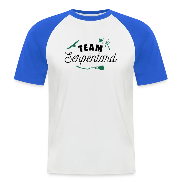 Team Serpentard - Fier et Ambitieux sur T-shirt baseball manches courtes Homme