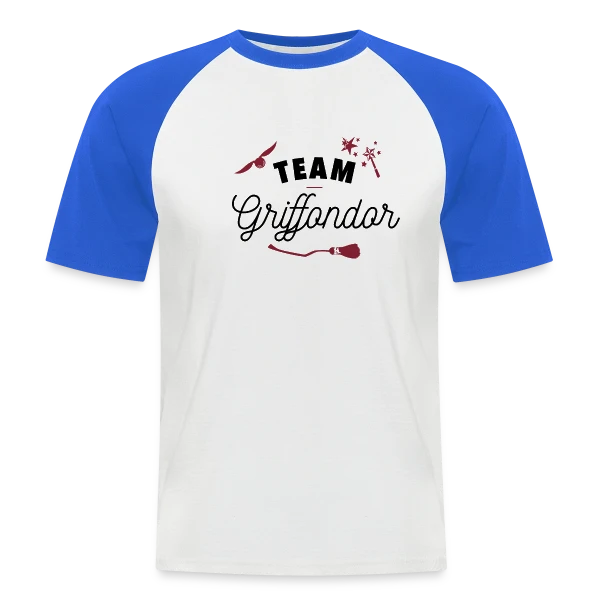 Team Gryffondor sur T-shirt baseball manches courtes Homme