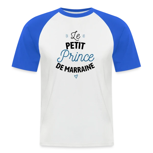 Mon Petit Prince de Marraine sur T-shirt baseball manches courtes Homme