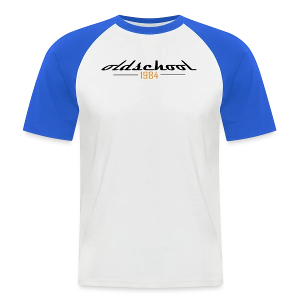Oldschool Année 1984 sur T-shirt baseball manches courtes Homme