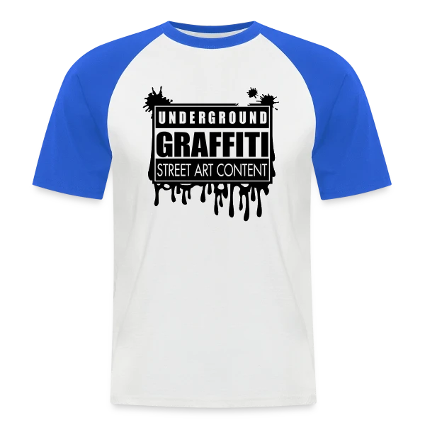 Graffitis Urbains Underground sur T-shirt baseball manches courtes Homme