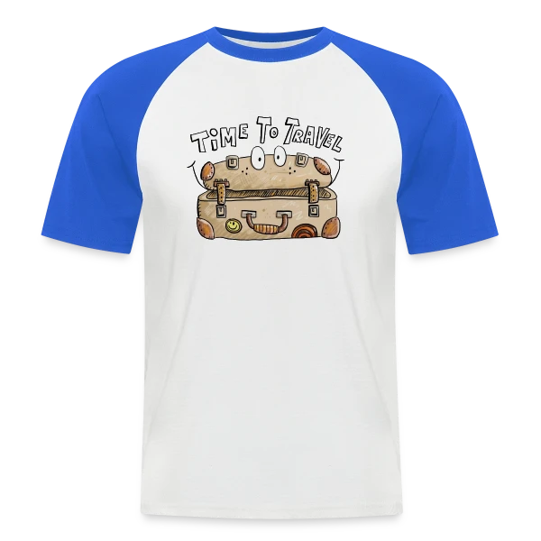 Time To Travel : L'Appel de l'Aventure sur T-shirt baseball manches courtes Homme
