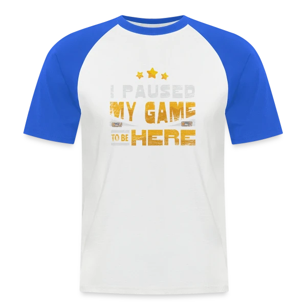 100% Gaming sur T-shirt baseball manches courtes Homme