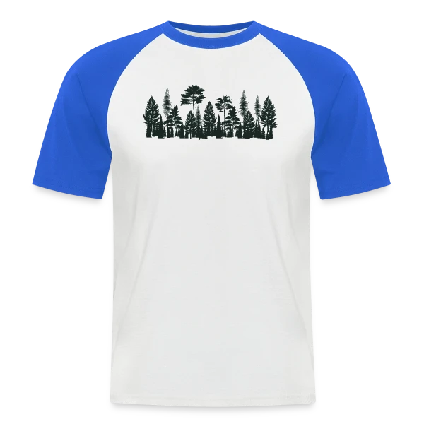 Forêt Mystique : Le Chemin Intérieur sur T-shirt baseball manches courtes Homme