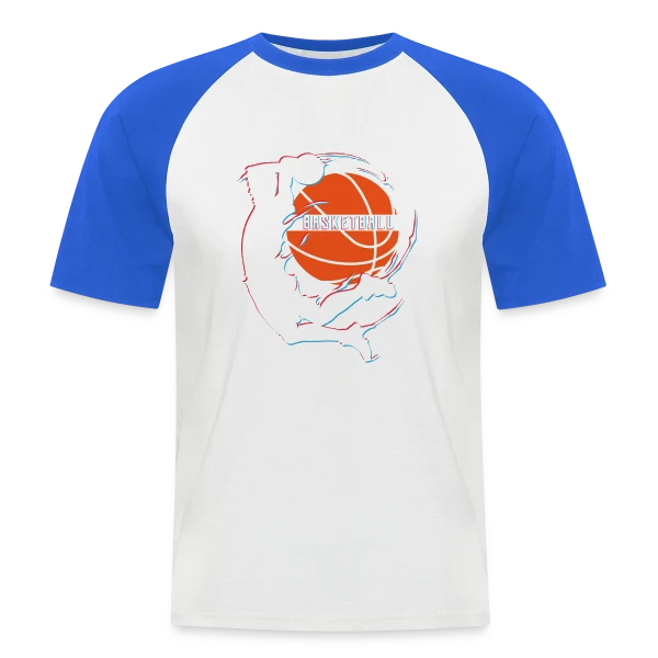 Essentiel Fan de Basketball sur T-shirt baseball manches courtes Homme