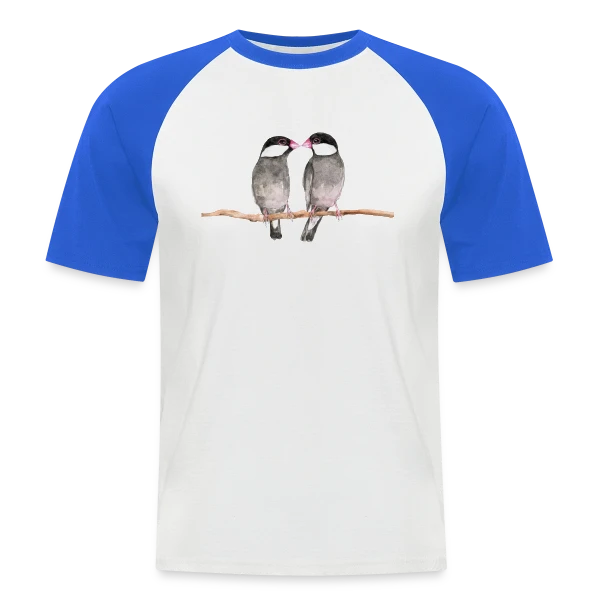 Couple de Diamants Mandarins sur T-shirt baseball manches courtes Homme