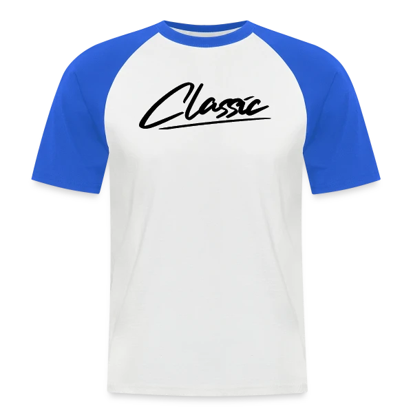 Typographie "Classic" Élégante sur T-shirt baseball manches courtes Homme
