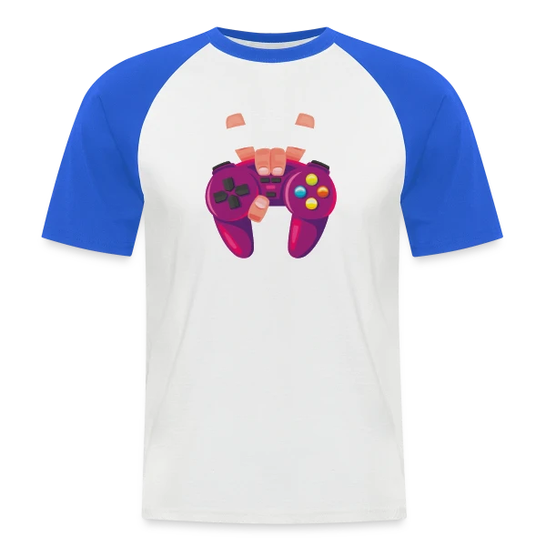 Gamer Girl : Les Filles Aussi Zappent ! sur T-shirt baseball manches courtes Homme