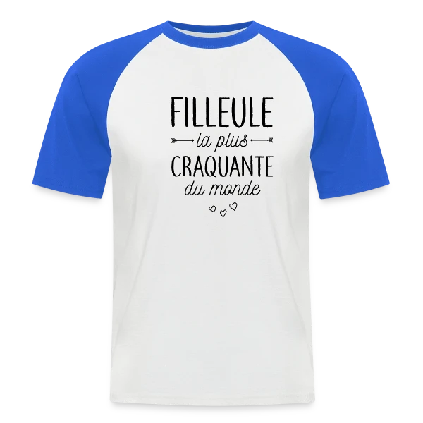 Ma Filleule la Plus Craquante sur T-shirt baseball manches courtes Homme