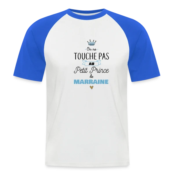Mon Petit Prince de Marraine sur T-shirt baseball manches courtes Homme