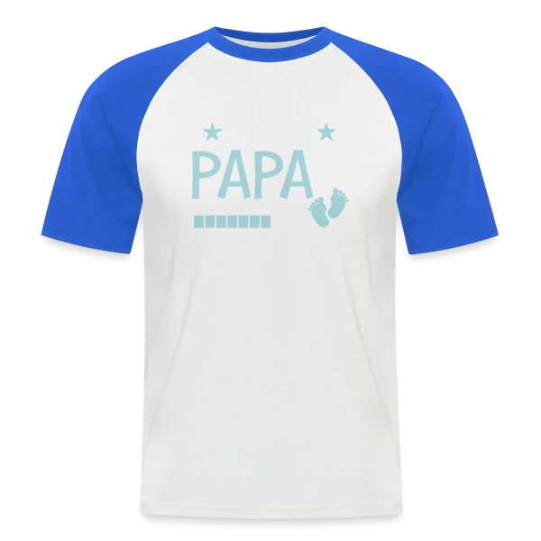 Bientôt Papa : Le Cadeau Idéal du Futur Père sur T-shirt baseball manches courtes Homme
