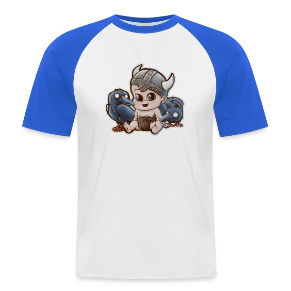 Mini Odin Viking sur T-shirt baseball manches courtes Homme