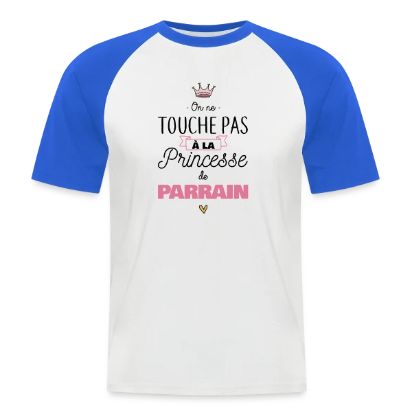 Ma Princesse de Parrain sur T-shirt baseball manches courtes Homme