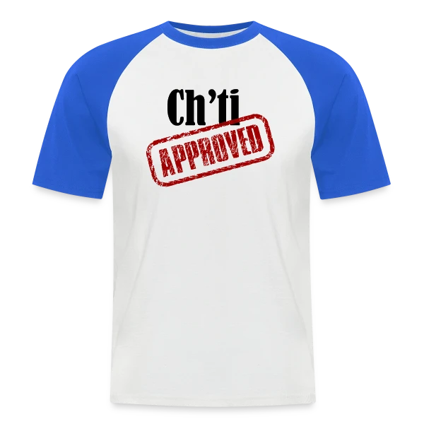 Ch'ti Approved sur T-shirt baseball manches courtes Homme