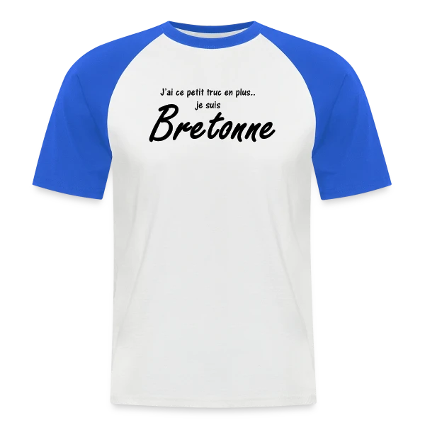 Je suis Bretonne sur T-shirt baseball manches courtes Homme