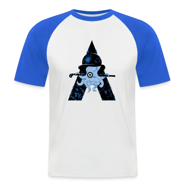 Pieuvre Mécanique : Style Steampunk sur T-shirt baseball manches courtes Homme