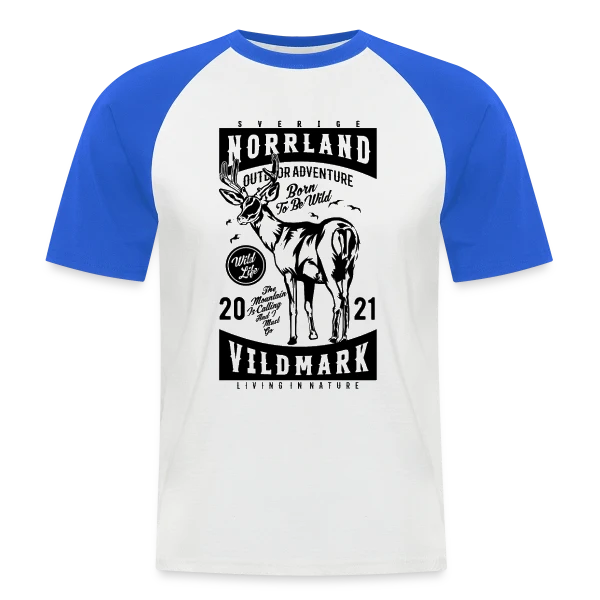 Norrland Vildmark 2021 : L'Aventure Suédoise sur T-shirt baseball manches courtes Homme