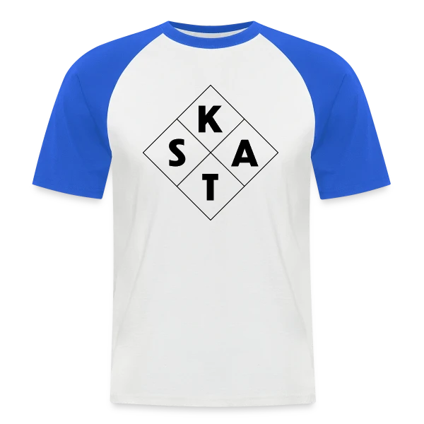 Humour pour Joueurs de Skat sur T-shirt baseball manches courtes Homme