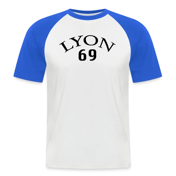 Lyon 69 Classique sur T-shirt baseball manches courtes Homme