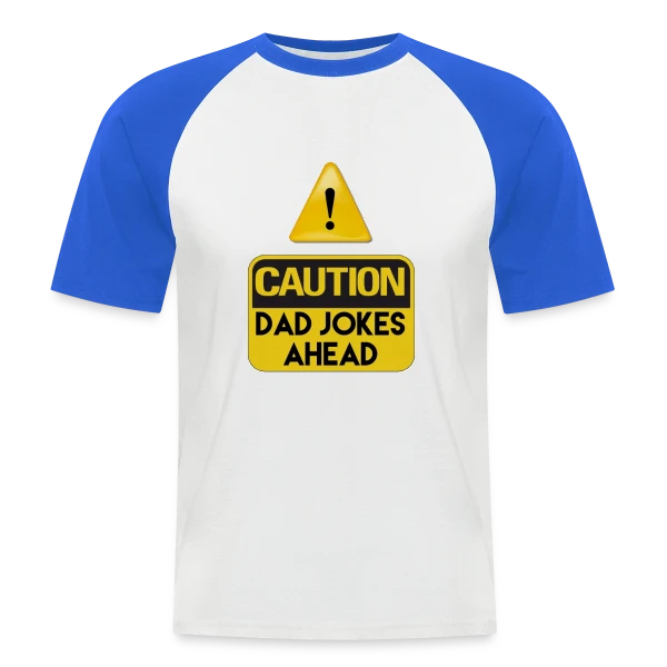 Cadeau Fête des Pères Original et Tendance sur T-shirt baseball manches courtes Homme