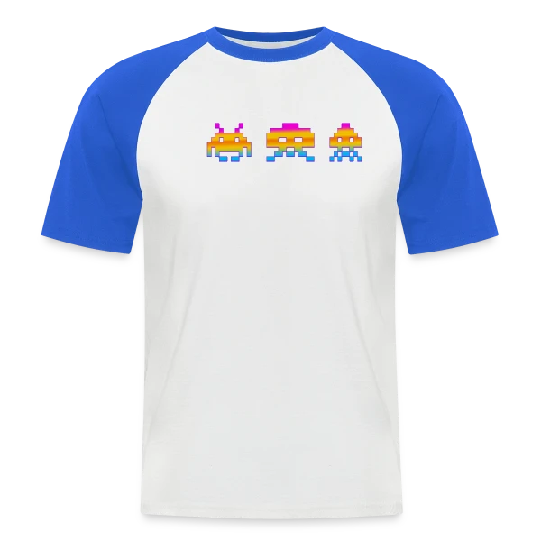 Jeux d'Arcade : L'Âge d'Or du Gaming sur T-shirt baseball manches courtes Homme