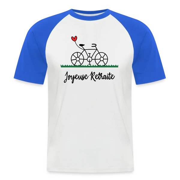 Vive la Retraite : Vélo, Van et Voyages sur T-shirt baseball manches courtes Homme