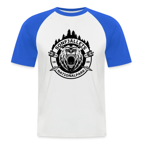 Parc National de Sonfjället : L'Esprit Sauvage sur T-shirt baseball manches courtes Homme