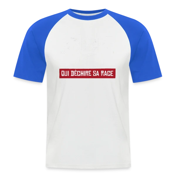 Brigade EVG Qui Déchire sur T-shirt baseball manches courtes Homme
