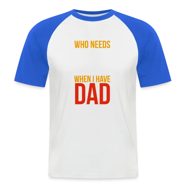 Super Papa - Mon Héro du Quotidien sur T-shirt baseball manches courtes Homme