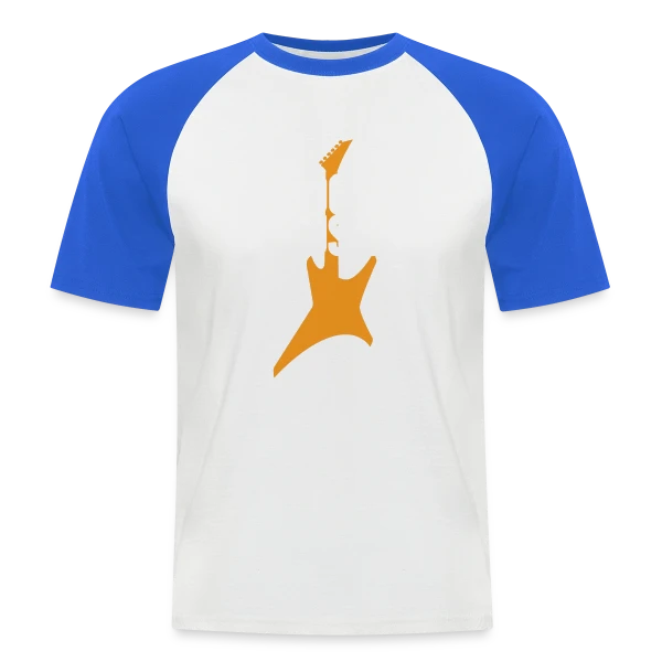 Rock Musique & Guitare Électrique sur T-shirt baseball manches courtes Homme