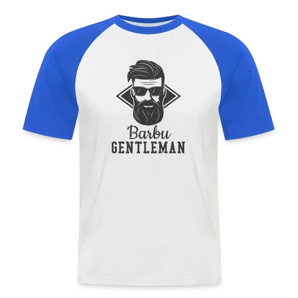 Le Gentleman Barbu sur T-shirt baseball manches courtes Homme