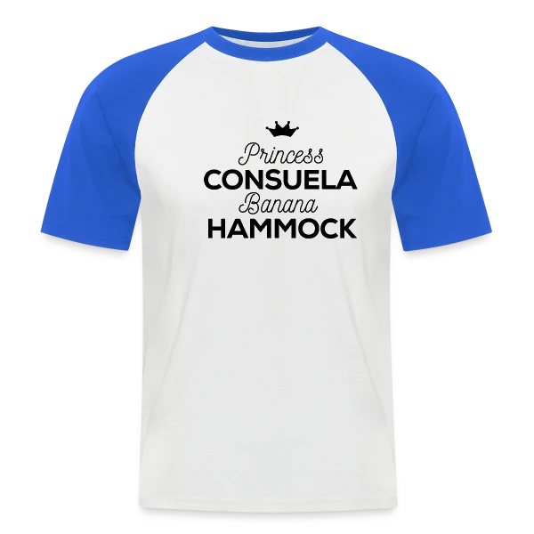 Princess Consuela Banana Hammock - T-shirt Culte Friends sur T-shirt baseball manches courtes Homme