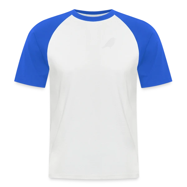 Silhouette Oiseau Élégant sur T-shirt baseball manches courtes Homme