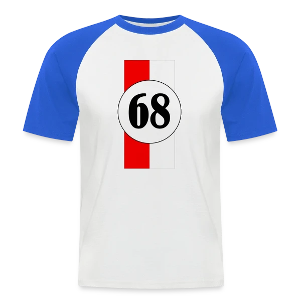 Alsace Haut-Rhin 68 sur T-shirt baseball manches courtes Homme