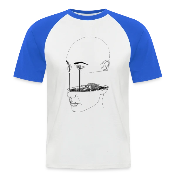 Marée Noire : Spleen Pétrole sur T-shirt baseball manches courtes Homme