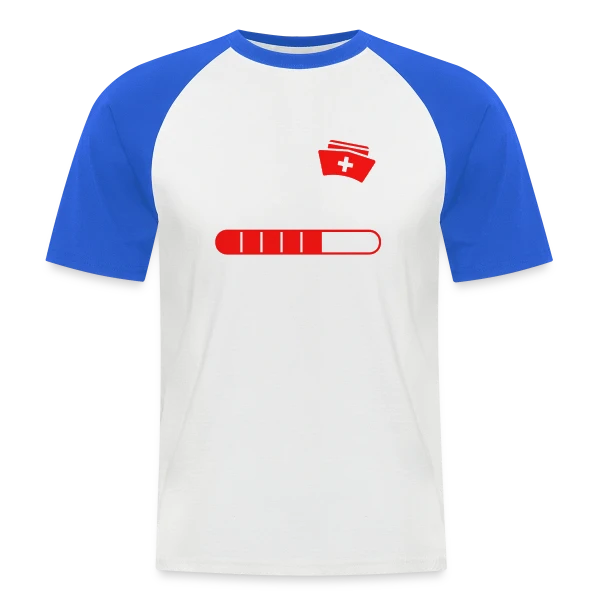 Future Infirmière : Patientez ! T-shirt Humour et Motivation sur T-shirt baseball manches courtes Homme
