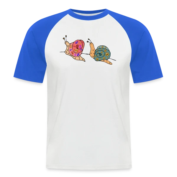 L'Escargot Chic sur T-shirt baseball manches courtes Homme