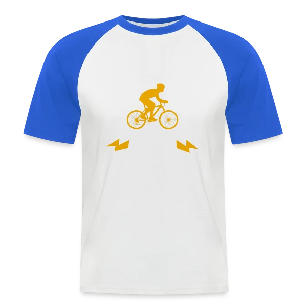 Je Peux Pas J'ai Vélo sur T-shirt baseball manches courtes Homme