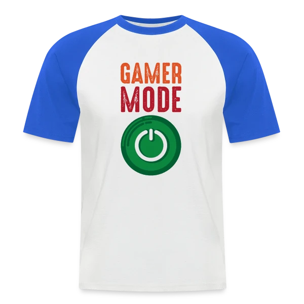 Passion Gaming : Manette et Dragons sur T-shirt baseball manches courtes Homme