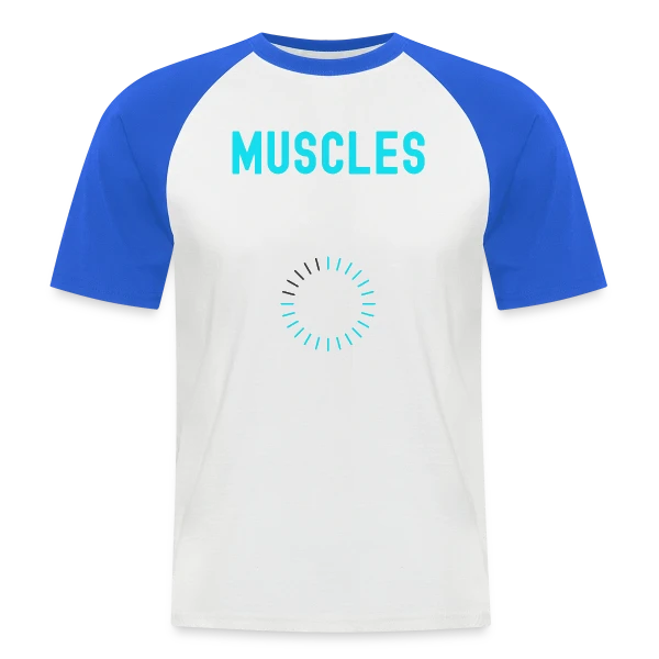 Muscles en Cours de Chargement sur T-shirt baseball manches courtes Homme