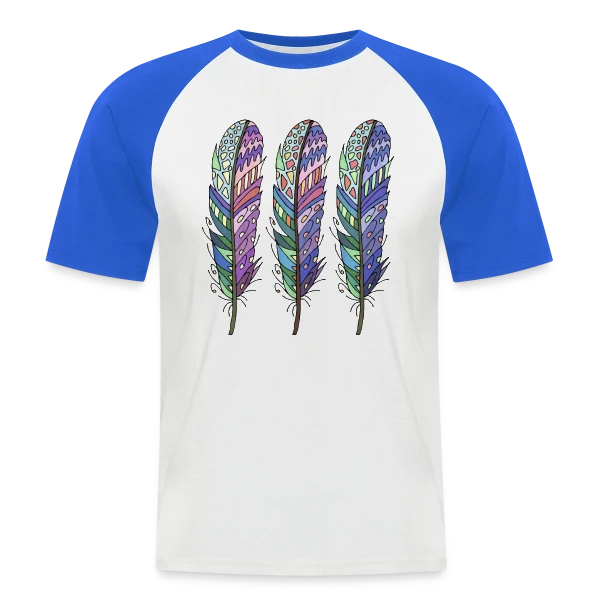 L'Envol des Plumes sur T-shirt baseball manches courtes Homme