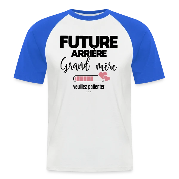 Future Arrière-Grand-Mère : La Belle Annonce sur T-shirt baseball manches courtes Homme