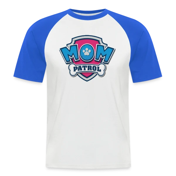 Maman Pat' Patrouille : T-shirt Idéal pour les Fans ! sur T-shirt baseball manches courtes Homme