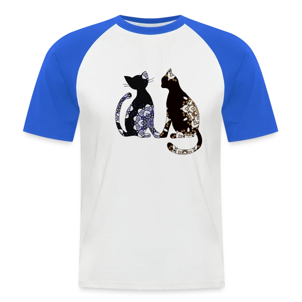 Passion Féline sur T-shirt baseball manches courtes Homme