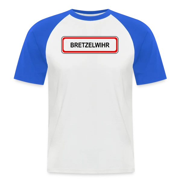 Bretzelwihr: L'Alsace Gourmande sur T-shirt baseball manches courtes Homme